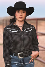 Load image into Gallery viewer, Black Saddle Stitch Western Shirt