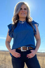 Load image into Gallery viewer, Baby Doll Denim Top
