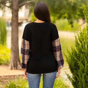 El Reno Plaid Top