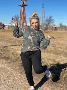 Camo Long Sleeve Top