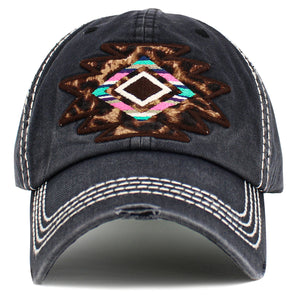 Aztec Denim Hat