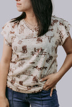 Load image into Gallery viewer, Western Darlin&#39; Ruffle Sleeve Top
