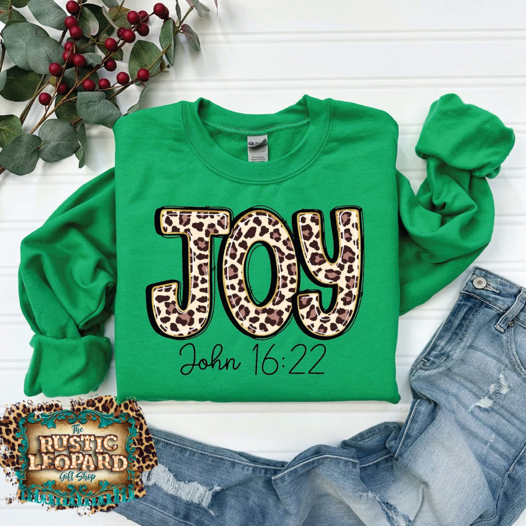 Joy Leopard Sweatshirt