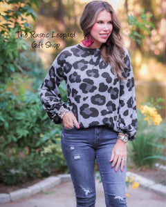 Collins Leopard Bell Sleeve