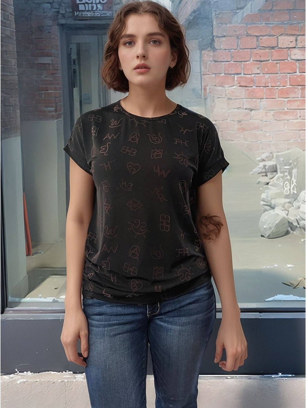Branded in Black Top