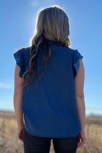 Load image into Gallery viewer, Baby Doll Denim Top
