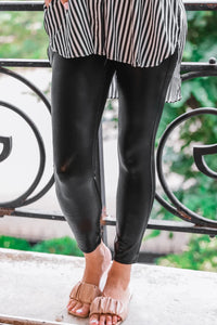 Faux Leather Leggings