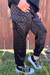 Friday Night Checkered Joggers