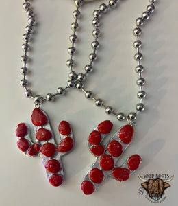 Cactus Red Necklace