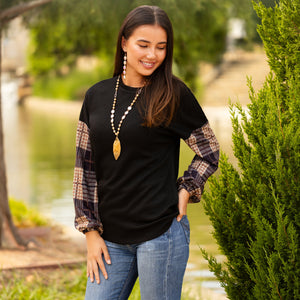 El Reno Plaid Top