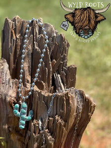 Cactus Turquoise Necklace