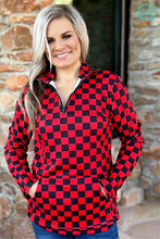 Load image into Gallery viewer, Rep Rally Pullover - Red &amp; Black
