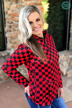 Load image into Gallery viewer, Rep Rally Pullover - Red &amp; Black
