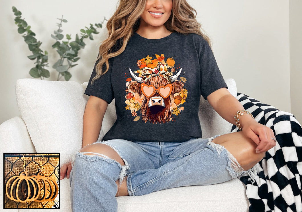 Fall Highland Cow