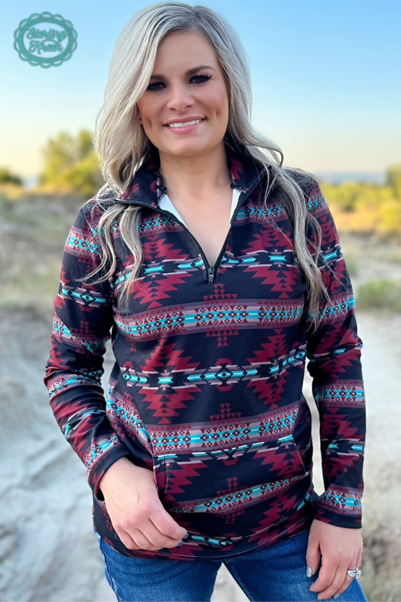 Crimson Valley Pullover