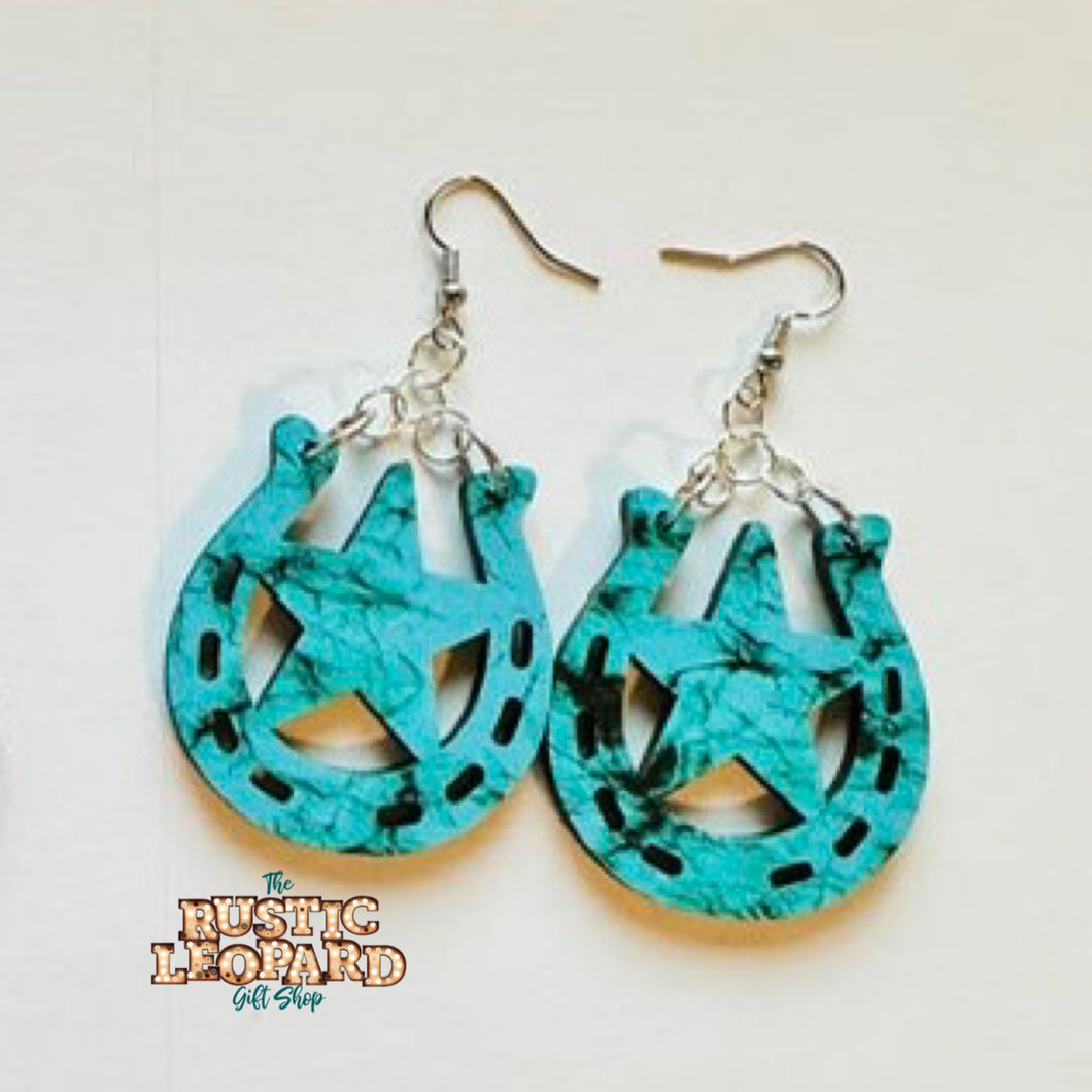 Western Horsehoe Earrings
