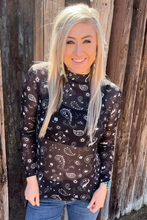Load image into Gallery viewer, Bandana Babe Black Mesh
