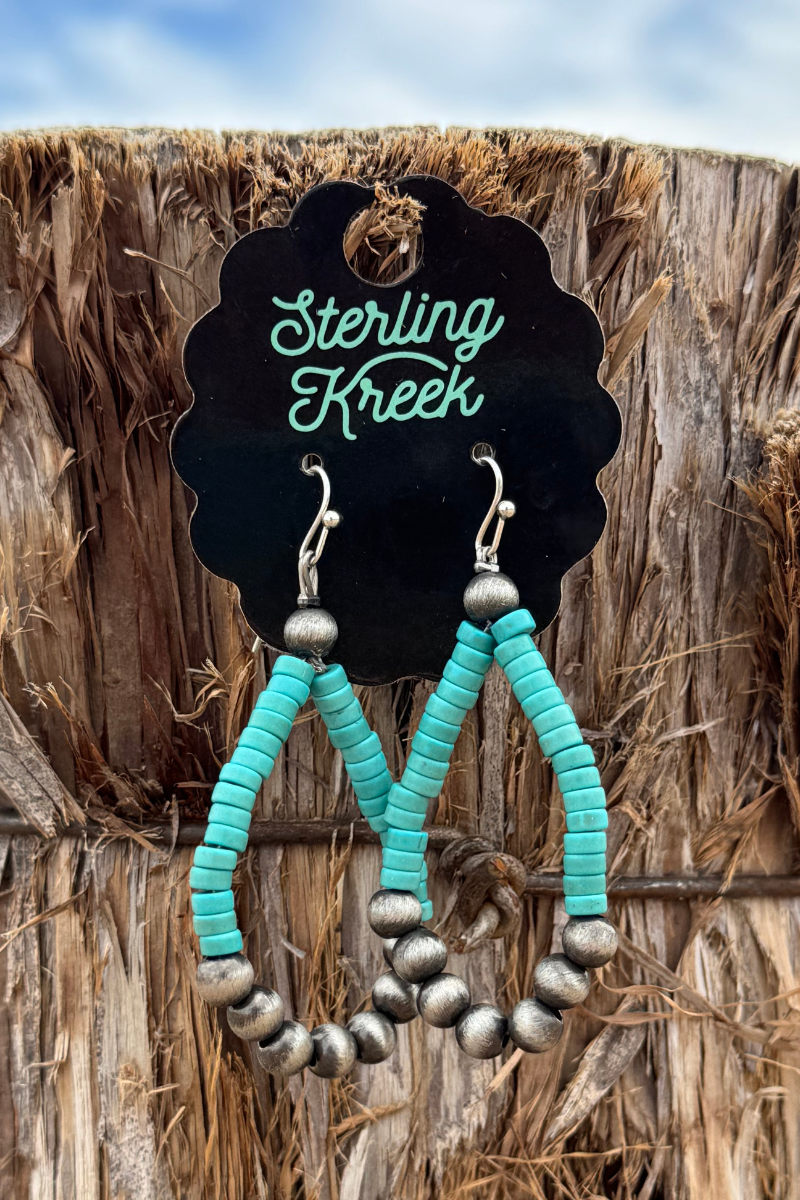 Laguna River Turquoise Earrings