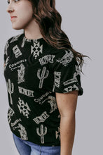 Load image into Gallery viewer, Glam it up Western Top
