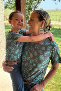 Forever in Turquoise Crew Neck