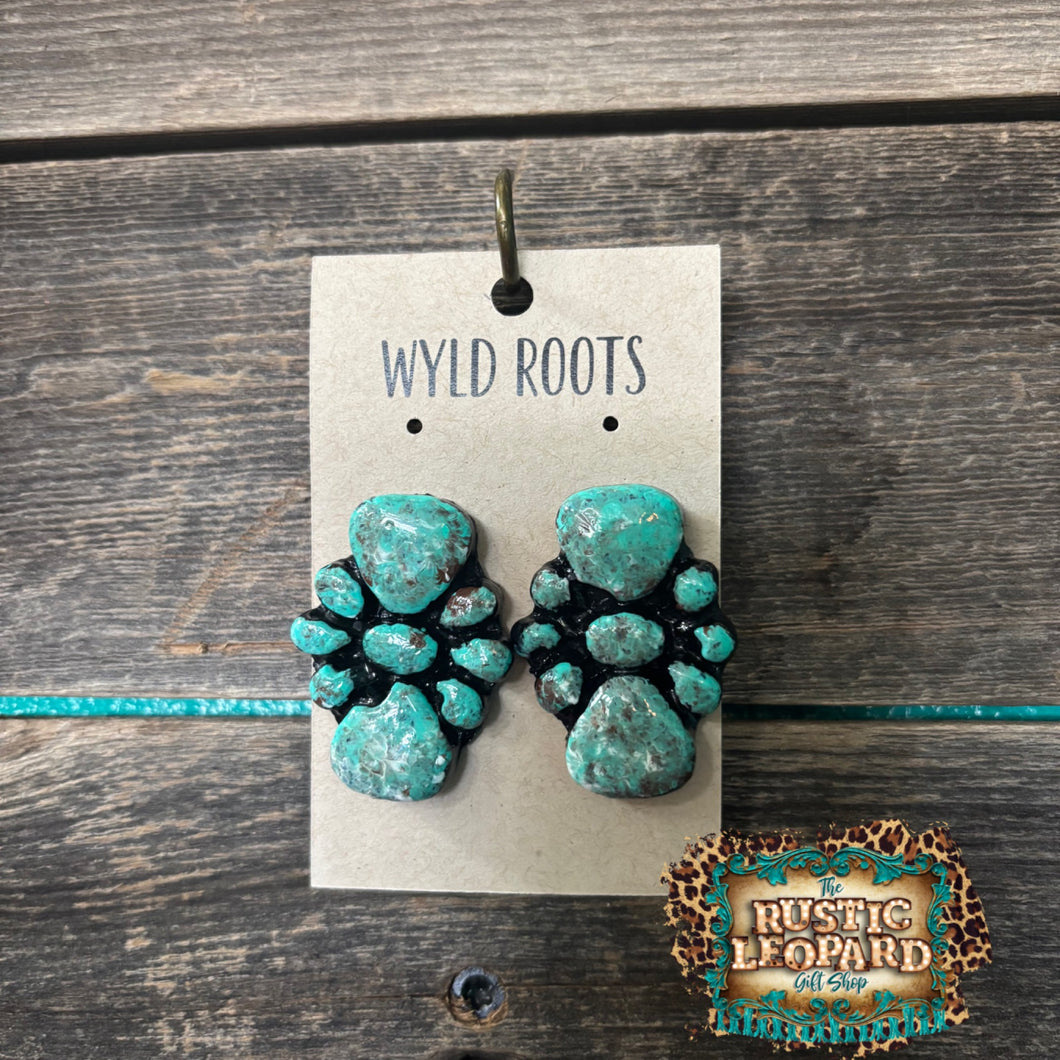 Delta Dawn Turquoise Earrings
