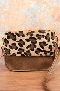 Tinley Square Leopard Clutch