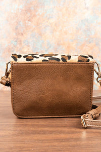 Tinley Square Leopard Clutch