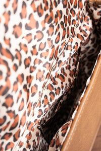 Tinley Square Leopard Clutch