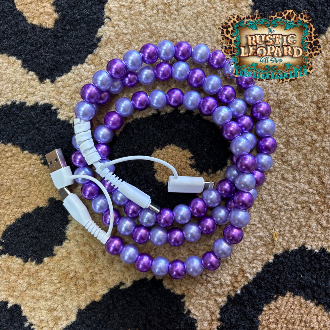 4 in 1 Charging Purple Bead Charger