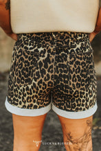 Load image into Gallery viewer, Rodeo Rebel Leopard Shorts
