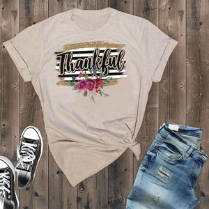 Thankful Stripes TShirt